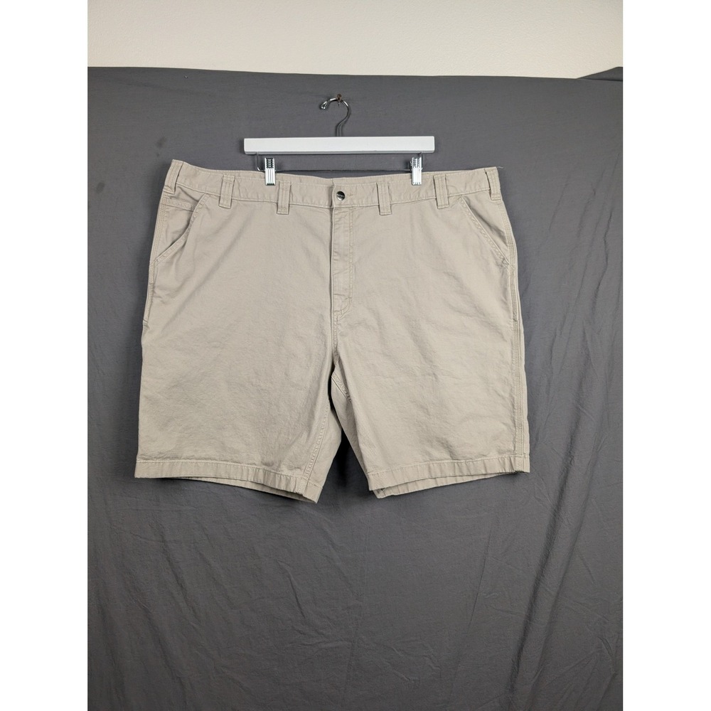 Carhartt Mens Relaxed Fit Canvas Work Shorts Tan Khaki Size 50 Utility